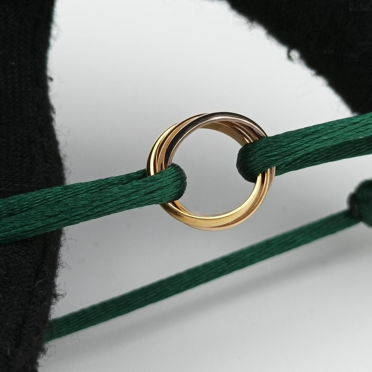 カルティエCartierベビー ラブ グリーン イエローゴールド ローズゴールド ホワイトゴールド AU 750 EWS 380 モノトーン ブレスレット 