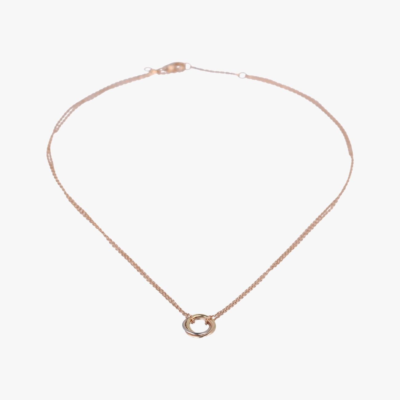 カルティエCartierトリニティ ドゥ カルティエ ピンク×ゴールド×ローズ