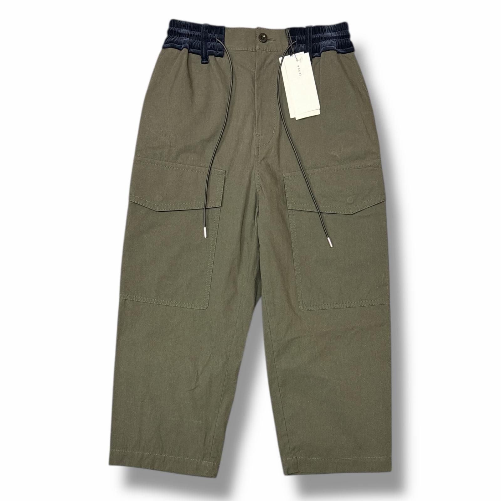 参考上代53,900円 未使用 Sacai 21AW OXFORD PANTS カーゴパンツ