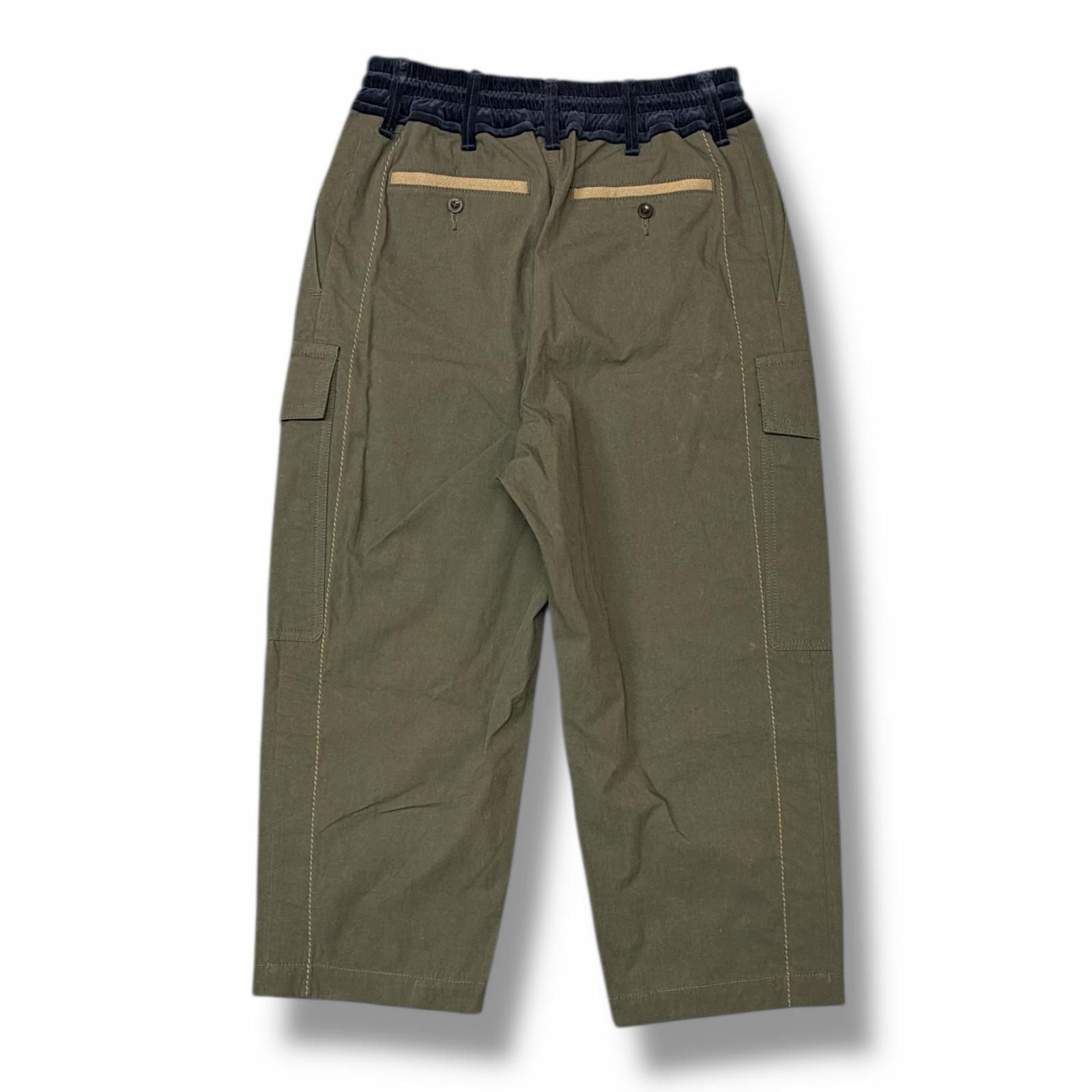 参考上代53,900円 未使用 Sacai 21AW OXFORD PANTS カーゴパンツ