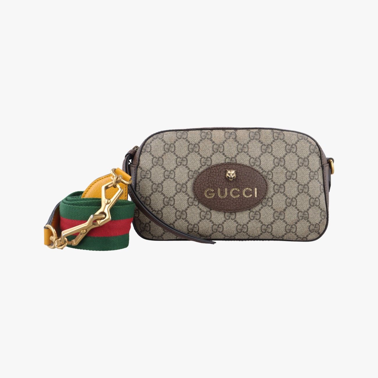 グッチGucciネオ ヴィンテージ メッセンジャー ブラウン PVCコーティングキャンバス 476466