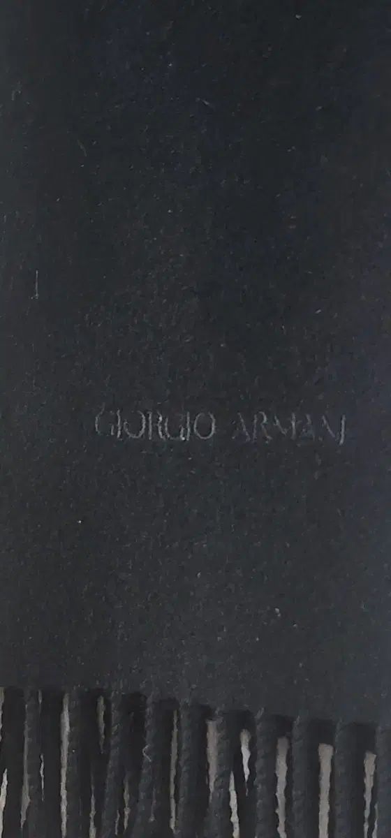 GIORGIO ARMANI(ジョルジオ アルマーニ) カシミア ブラック マフラー