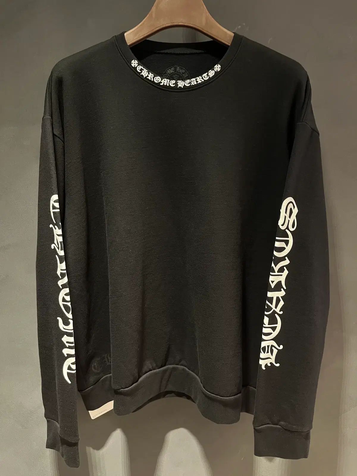 CHROME HEARTS クロムハーツ ネックロゴ ブラック Tシャツ ポケット 