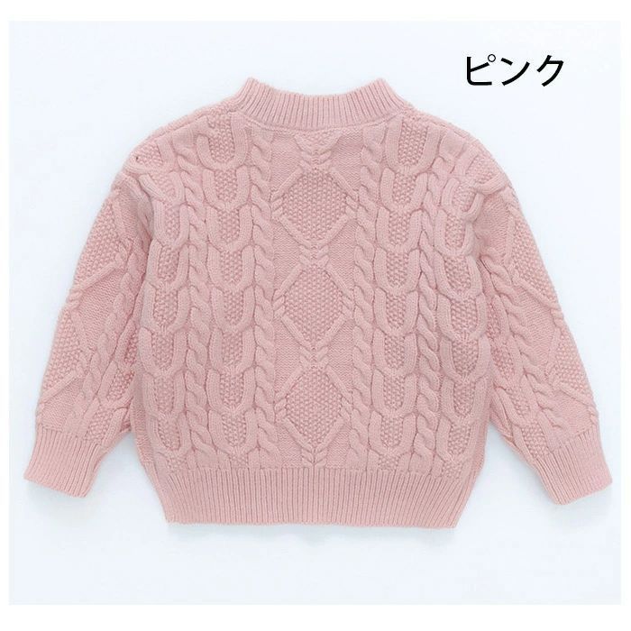 女の子 セーター 子供服 キッズ おしゃれ かわいい 秋冬 ニット 厚手 ニットセーター 長袖 プルオーバー 暖かい トップス 秋 韓国