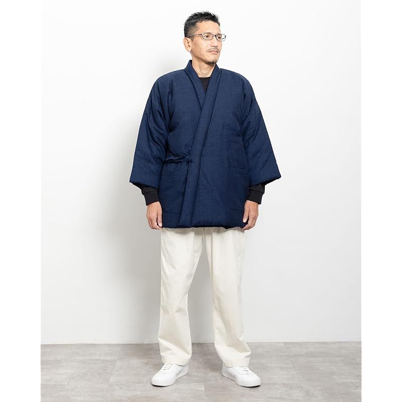 引き揃い織柄 ネイビー