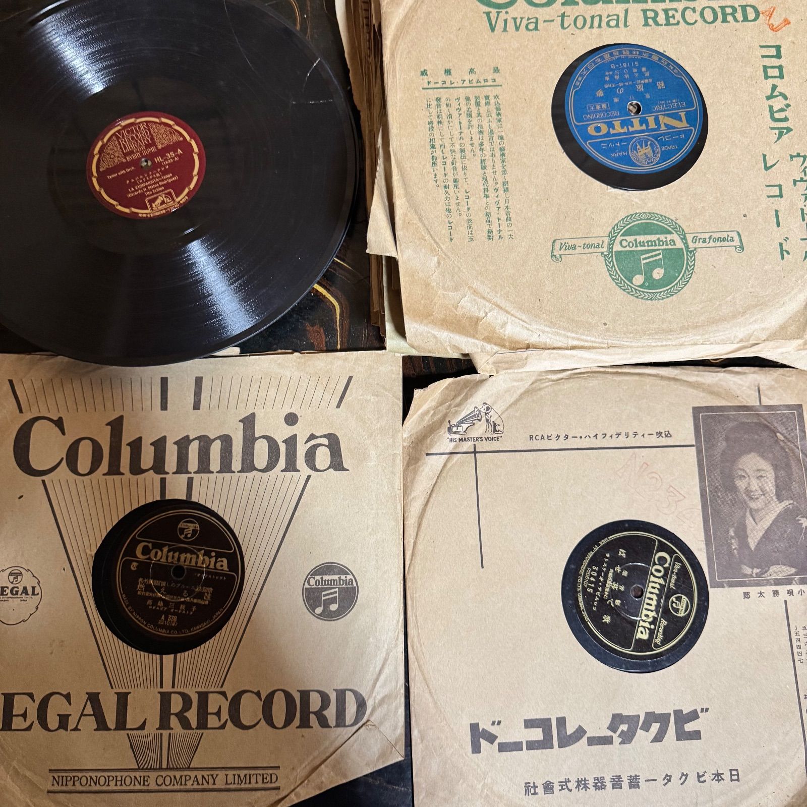 SP盤☆レコード☆まとめ売り☆51枚セット☆10/12インチ☆蓄音機 78回転