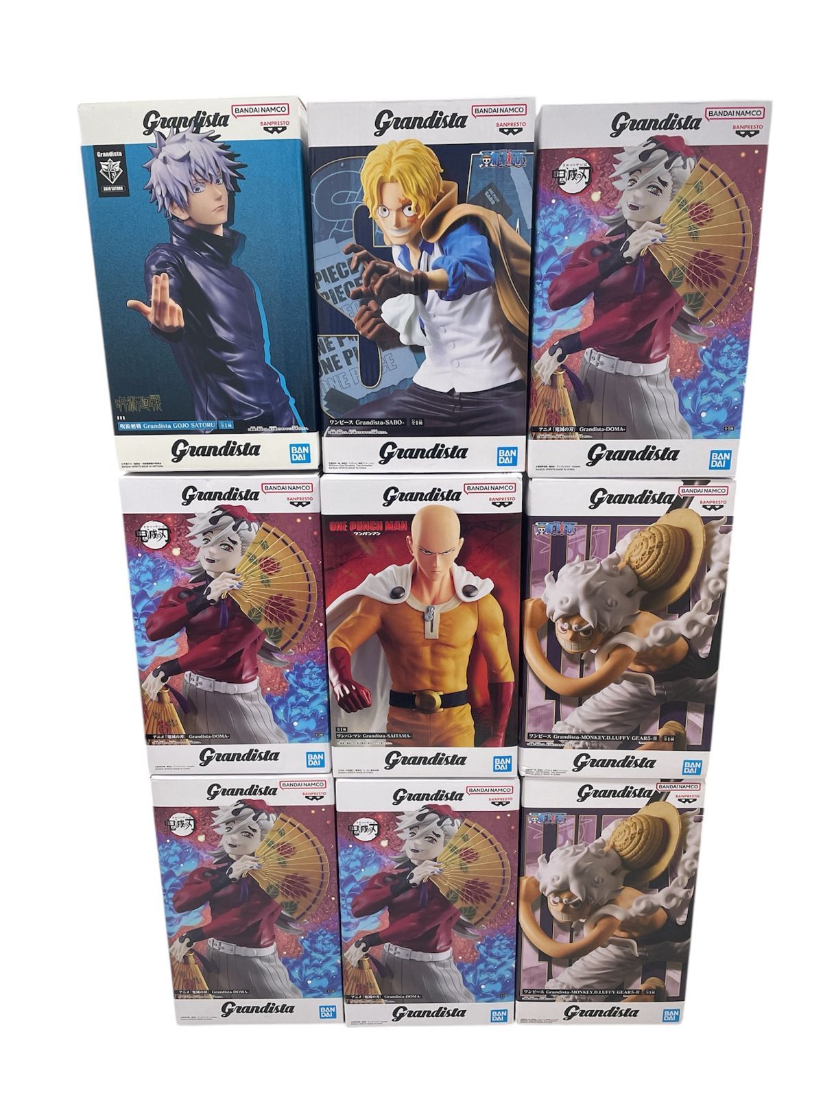 管理番号-P】フィギュアまとめ 9体 Grandista グランディスタ 鬼滅