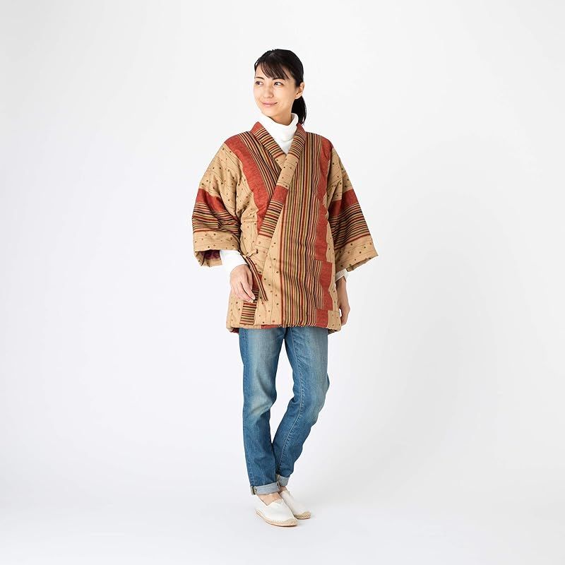 商品 綿の郷 ワタノサト 婦人用前合わせ四ツ紐はんてん 袢纏 21