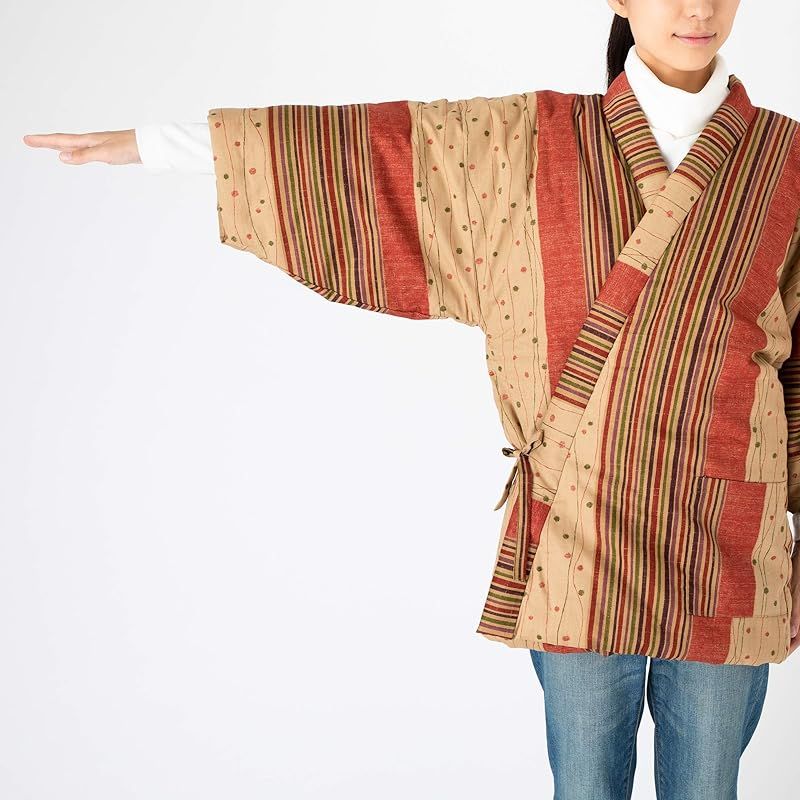 婦人用前合わせ四ツ紐はんてん