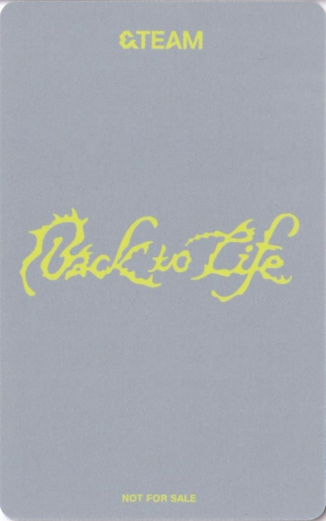 &TEAM Weverse/スペシャルプレミアムサイン会 FUMA Back to Life KR