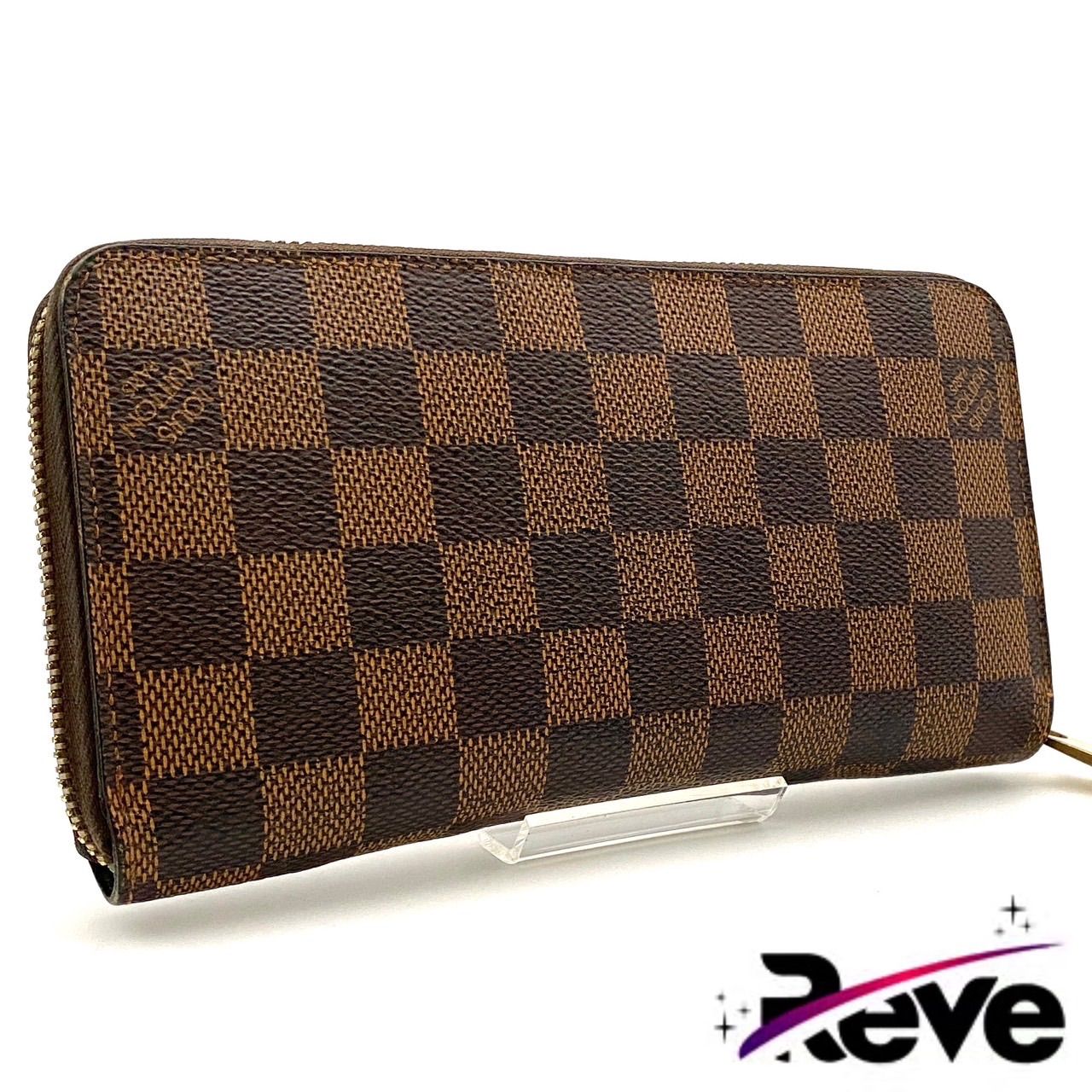 ルイヴィトン ダミエ エベヌ ジッピーウォレット 長財布 ブラウン
