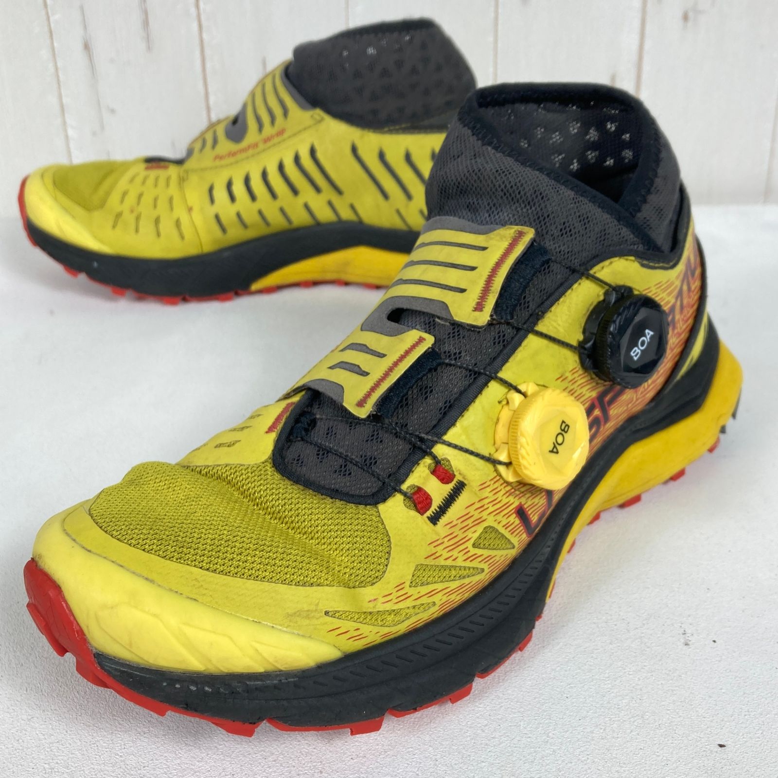 Men s 26.1 cm イエロー系 La Sportiva ラ スポルティバ ジャッカル 2 ボア JACKAL II BOA フットウェア トレイルランニングシューズ z