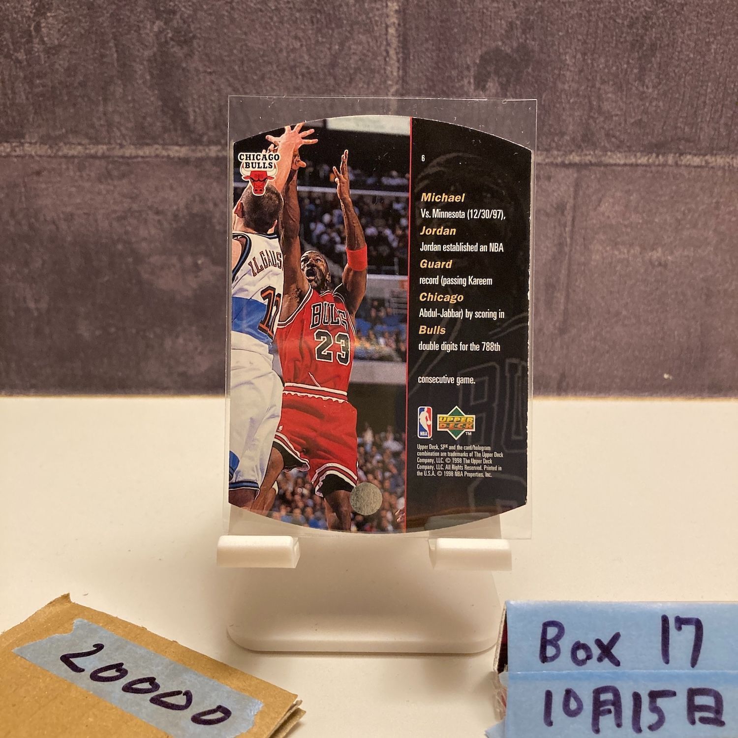 1997 98 Upper Deck Michael Jordan Chicago Bulls SPx カード マイケルジョーダン