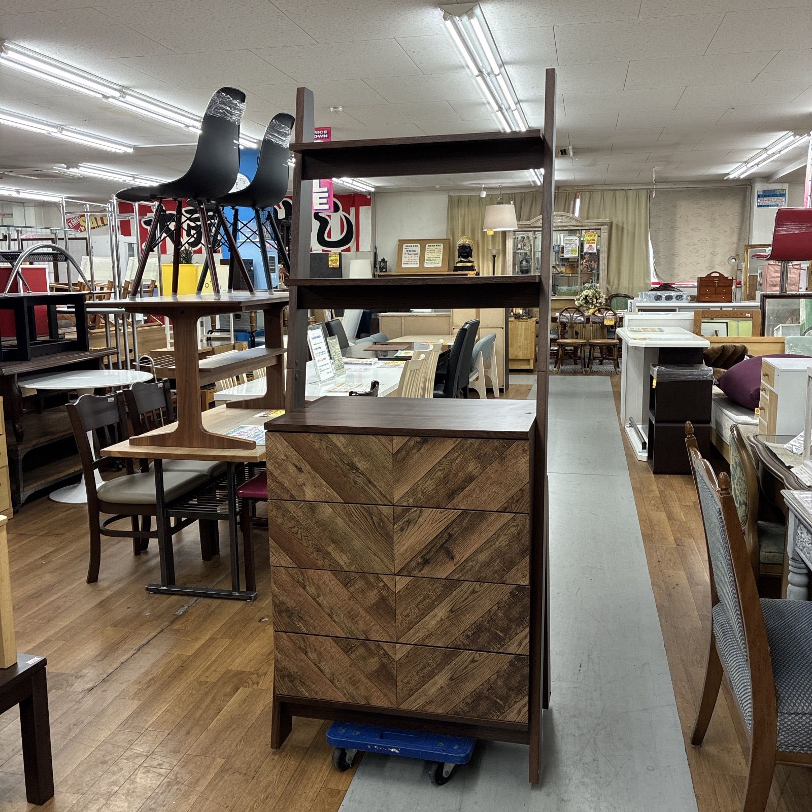 S 785 スリーアイ オープンラック チェストラック シェルフ 幅75 cm