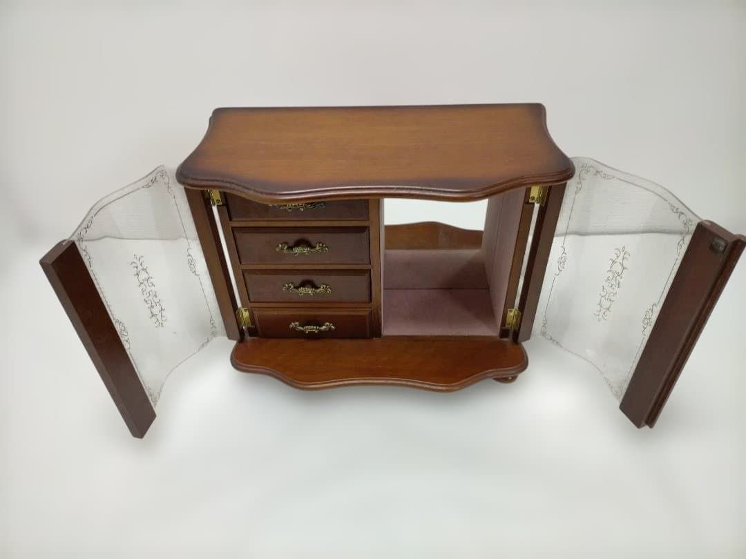 送料無料】HASEGAWA オルゴール付き ジュエリーボックス 木製 送料無料】HASEGAWA オルゴール付き ジュエリーボックス 木製