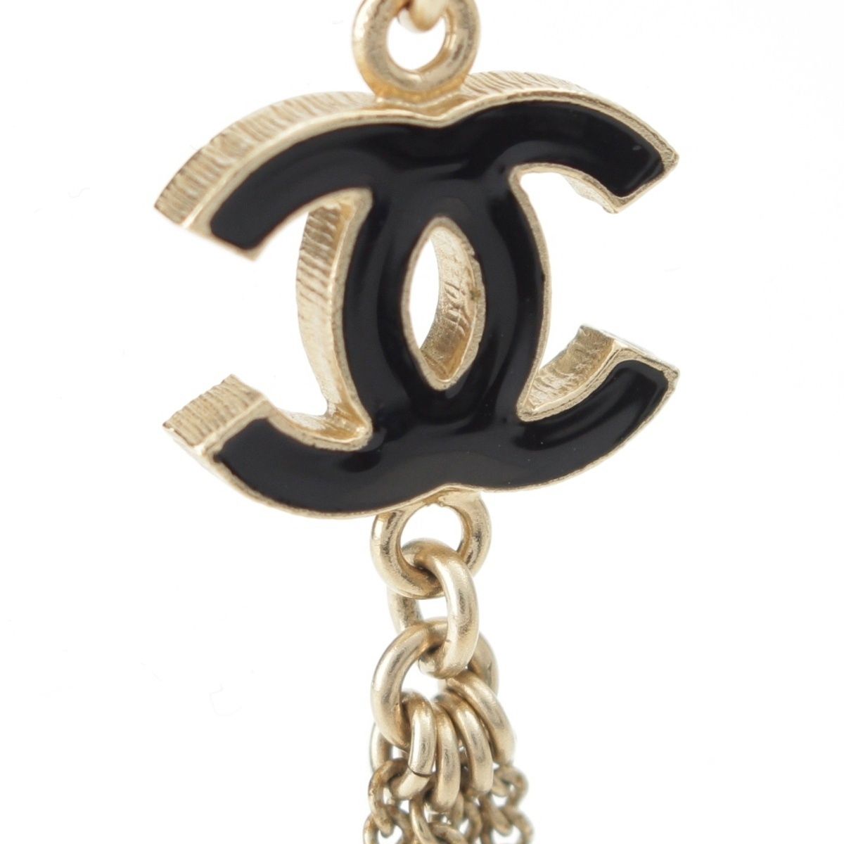  シャネル GP B 12 P ココマーク パール ネックレス ブラック ネックレス アクセサリー