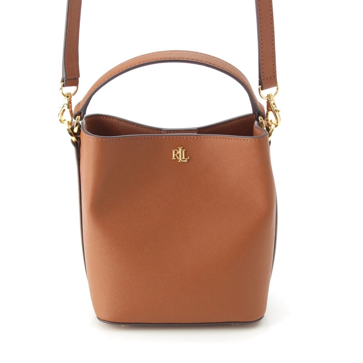 ラルフローレン レザー 牛革 ゴールド金具 ハンドバッグ 2WAY