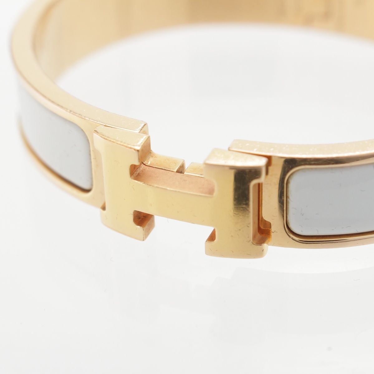 エルメス クリッククラックPM GP H バングル アクセサリー ゴールド