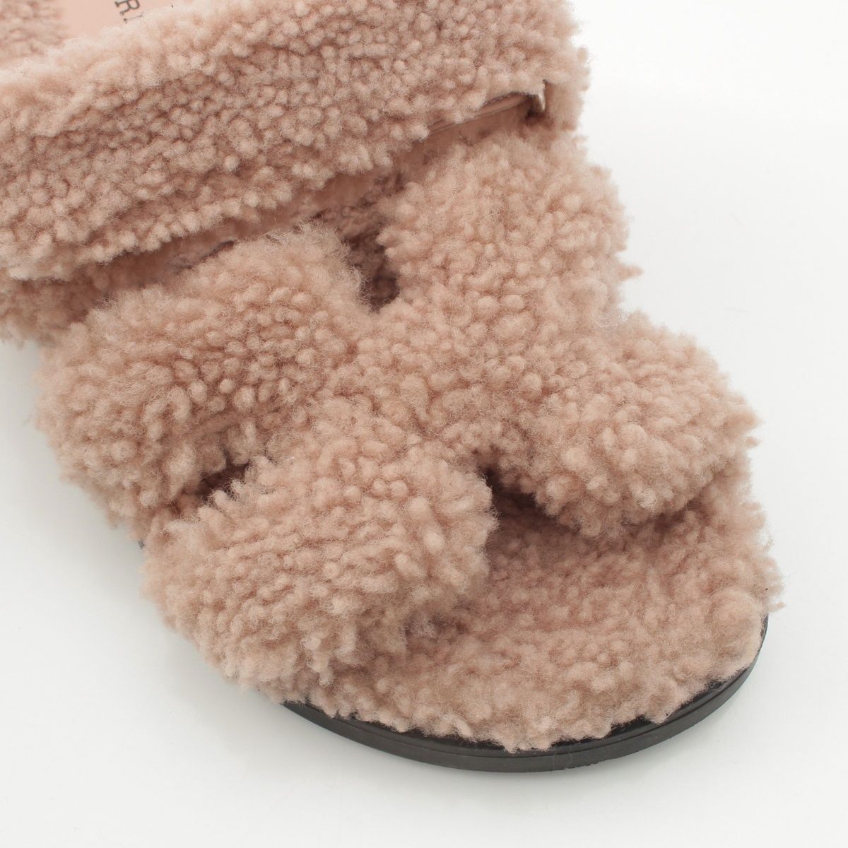 美品✨HERMES Chypre Hモチーフサンダル ムートン スウェード ボア 美品✨HERMES Chypre Hモチーフサンダル ムートン スウェード ボア 5