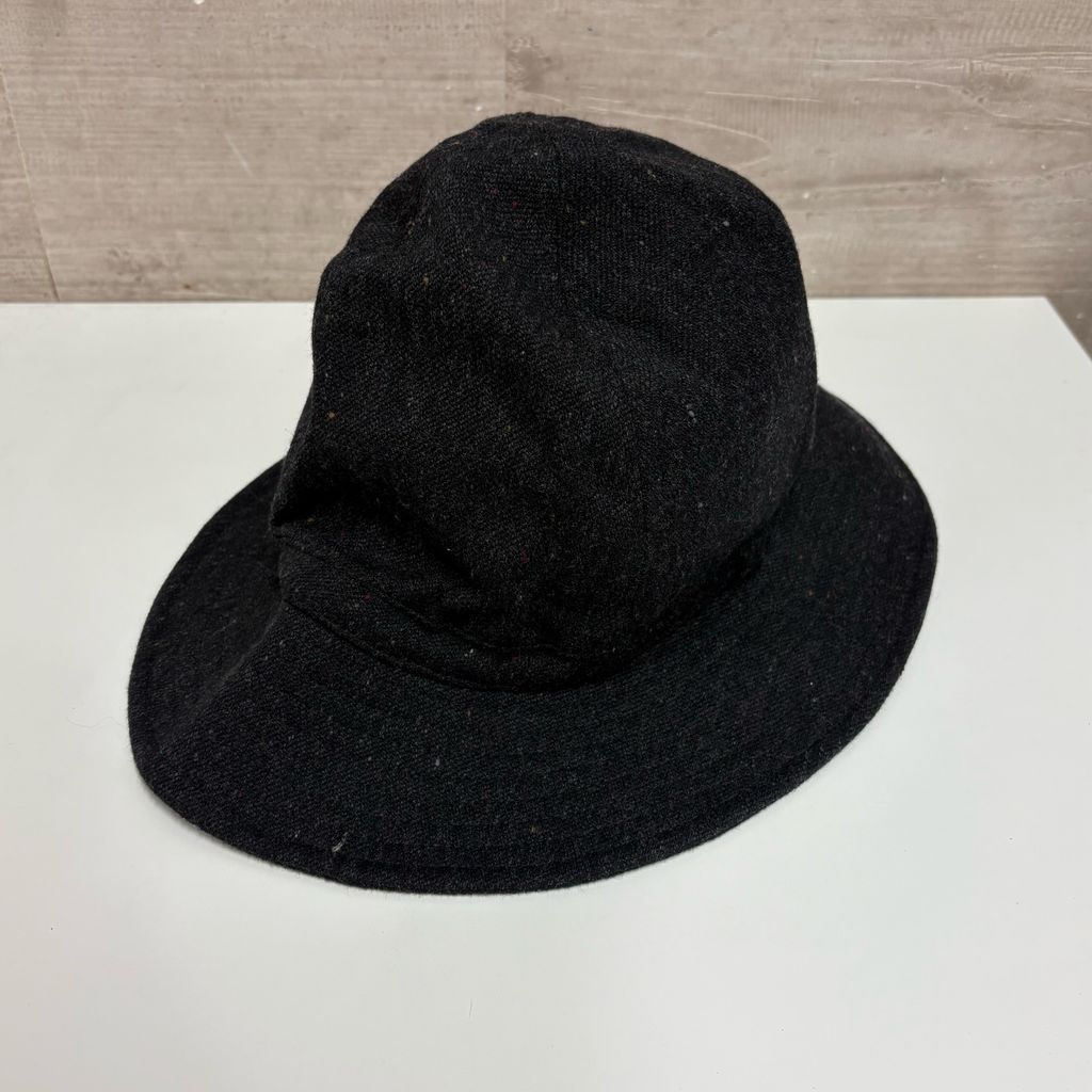 Yohji Yamamoto POUR HOMME ヨウジヤマモトプールオム ネップツイードハット HF H 09 911 ブラック size F 中目黒A 12