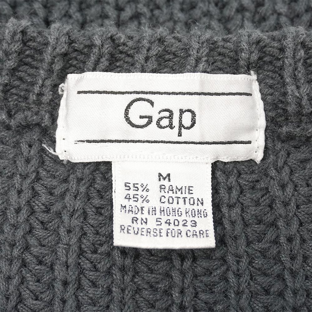 オールドギャップ OLD GAP 80s 80年代 コットン×ラミーニット 無地 畔