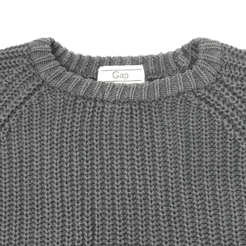 名作 80s old gap knit 80s GAP OLD GAPリブ編みニット セーター ベージュ ベージュ M | 古着