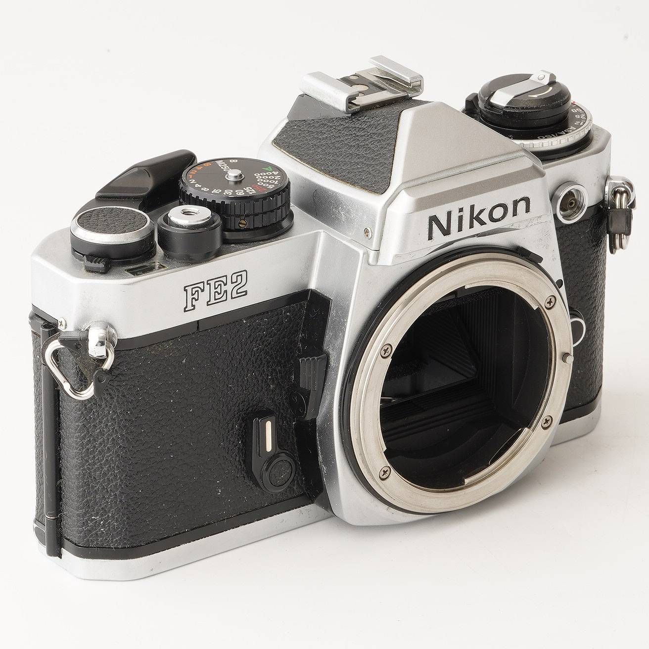 ニコン Nikon FE2 シルバー ボディ 35mm 一眼レフフィルムカメラ