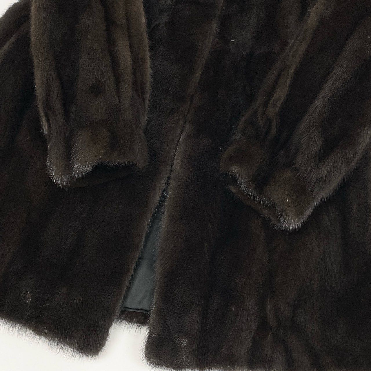 33l14 jindo マホガニーミンク ロングコート サイズ16号 ブラウン 本