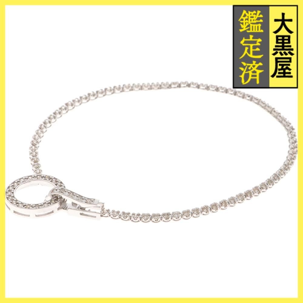ノンブランドジュエリー ブレスレット K 18 WG ホワイトゴールド ダイヤモンド 1.00 ct 460