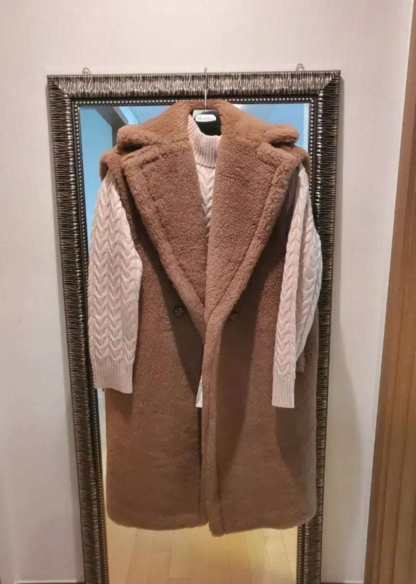 MAX MARA テディ キャメル ベスト