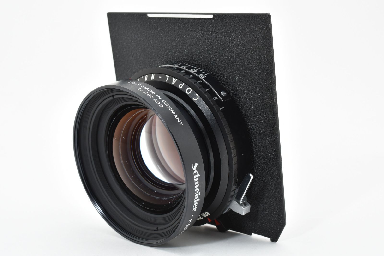 Schneider Symmar S 180 mm F 5 6 後期型 大判レンズ シャッター 光学良好 トヨボード付 トヨ規格ボード フロント リアキャップ