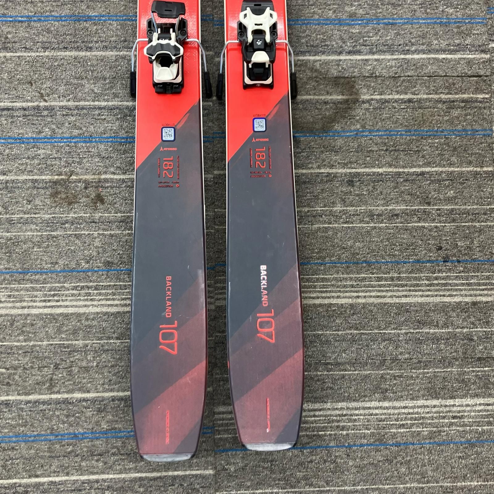 ATOMIC アトミック スキー ATOMIC BACKLAND 107 182cm レッド×ブラック