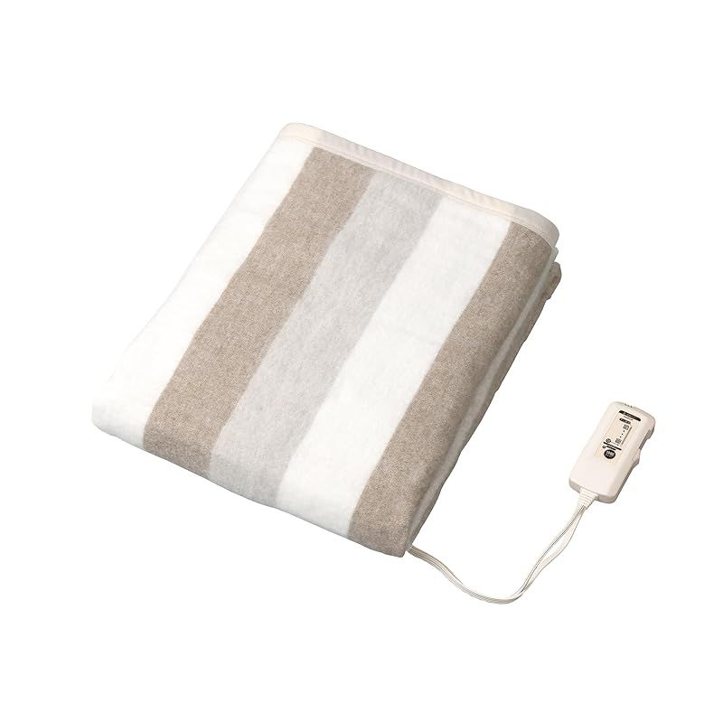 商品 コイズミ 電気毛布 掛敷毛布 快眠タイマー付き 丸洗い可 KDK-75258 T