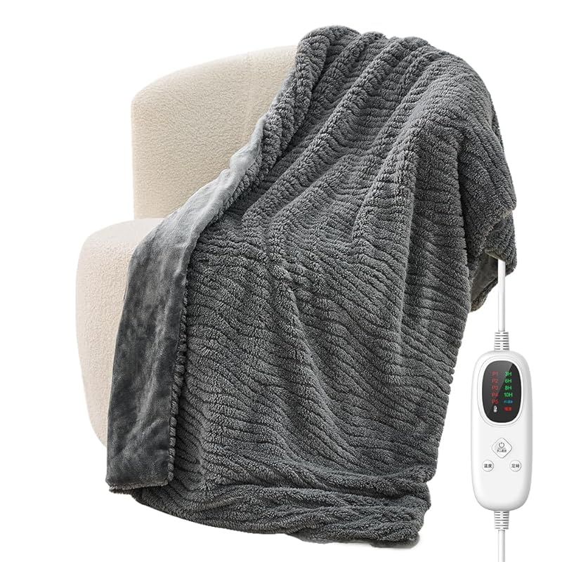 商品 2025冬新登場 電気毛布 掛け敷き兼用 シングル 厚手 洗える 省エネ 節電 4段階タイマー付き 5段階温度調節 速暖 電気しき毛布 冬用 ダニ退治機能 頭寒足熱配線 日本語取扱説明書付き 140 80