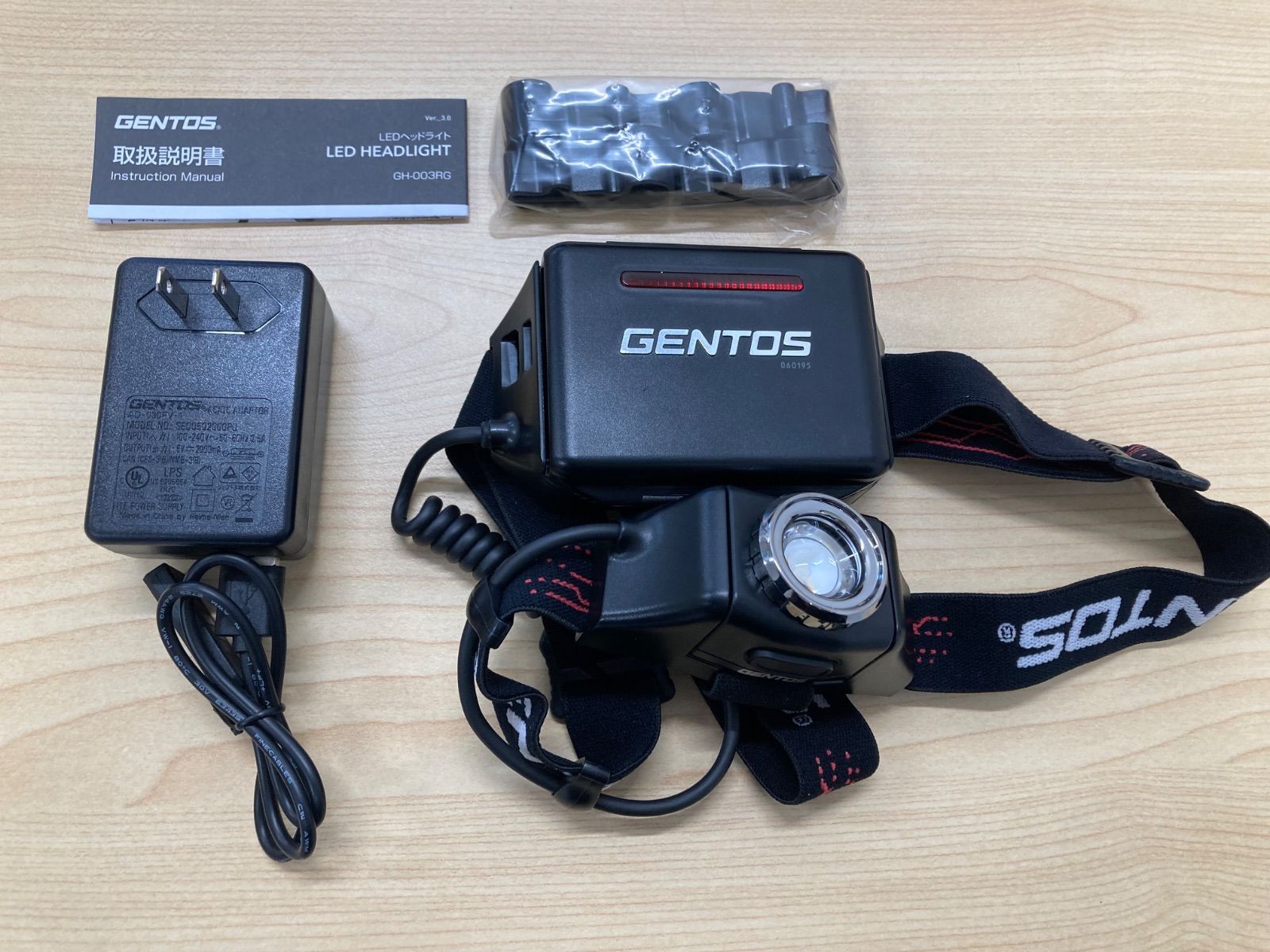 美品★GENTOS　GH-003　&充電器、Aiスマートベッドライト　3点セット GENTOS GH-003 LEDヘッドライト ヘッドライト - メルカリ