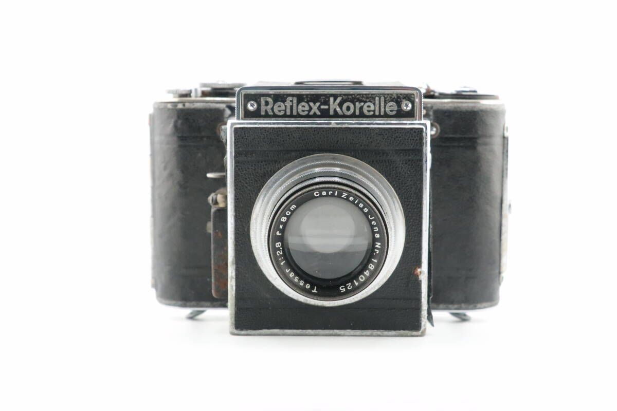 REFLEX KORELLE Carl Zeiss Jena Tessar 8 cm F 2 W 1212＃3862