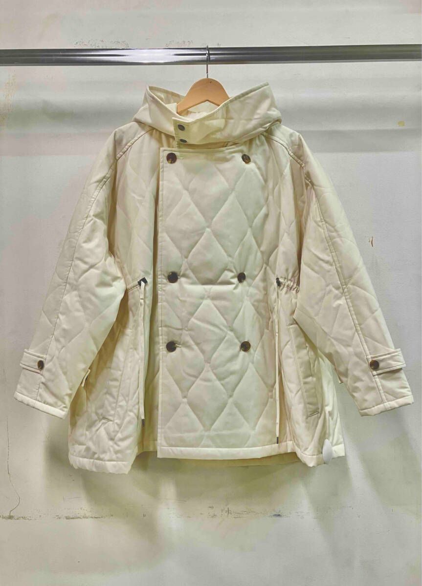 ヴァシュモン for PARIGOT パリゴ キルティングコート その他ジャケット サイズF フリーサイズ 23 AW 別注 アイボリー フード