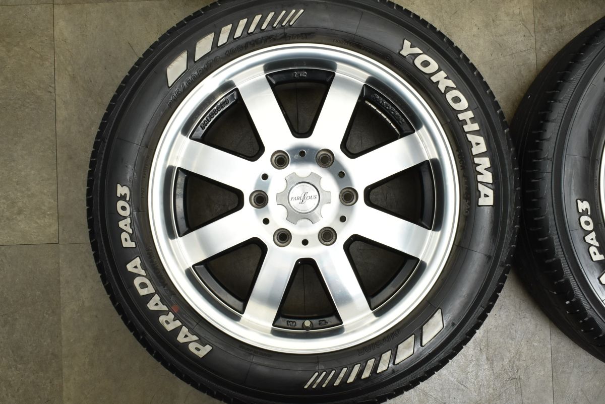 ホイール良好 ファブレス パンデミック 17 in 6 5 J 38 PCD 139 7 パラダPA 03 215 60 R ハイエース レジアスエース NV 350キャラバン