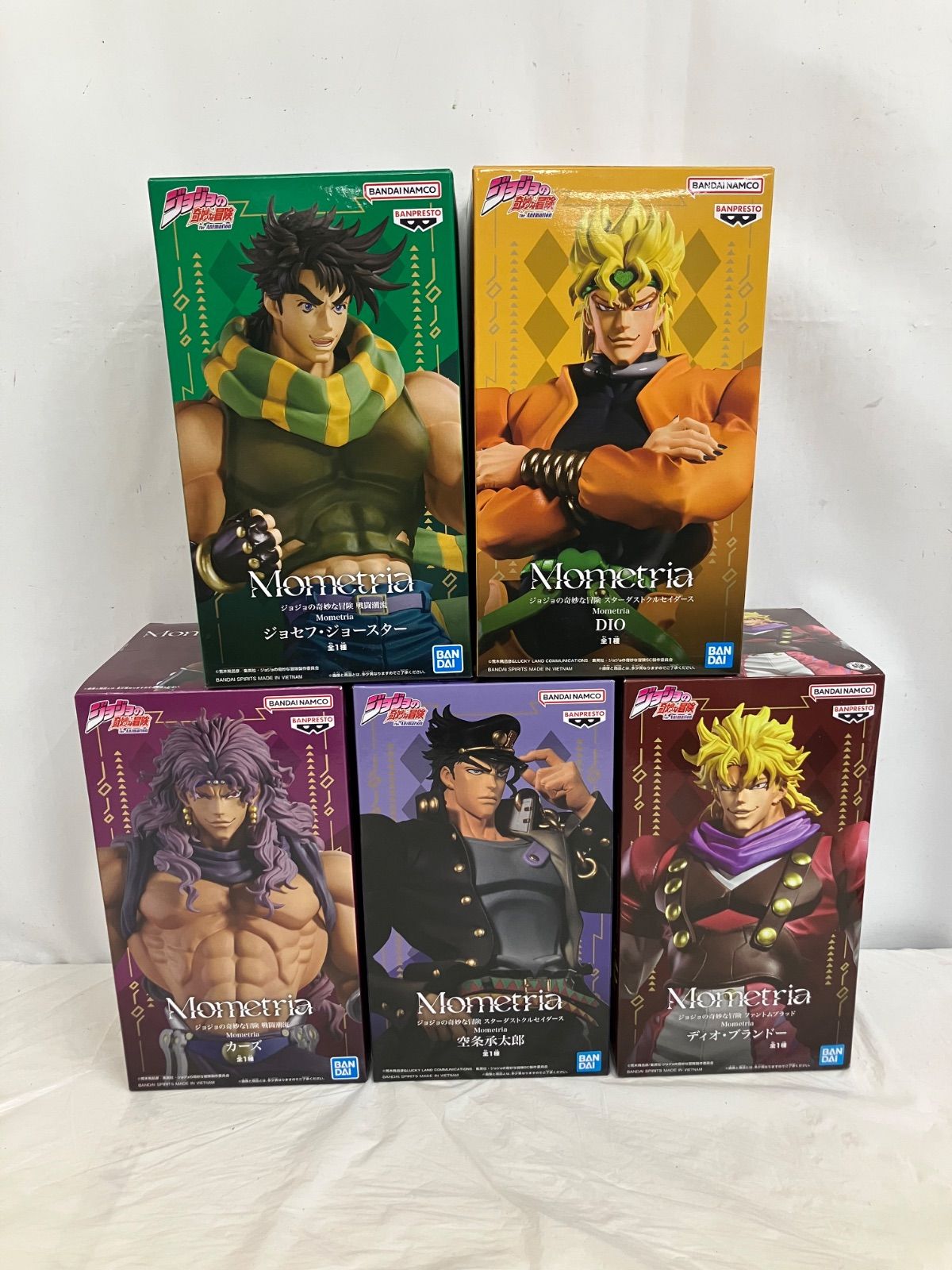 未開封 ジョジョの奇妙な冒険 Mometria フィギュア 5種 LFQ505 f101
