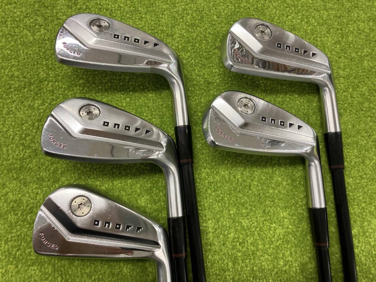 グローブライド ONOFF FORGED KURO 2025 アイアン5本セット 6.7.8.9.P フレックスR 2