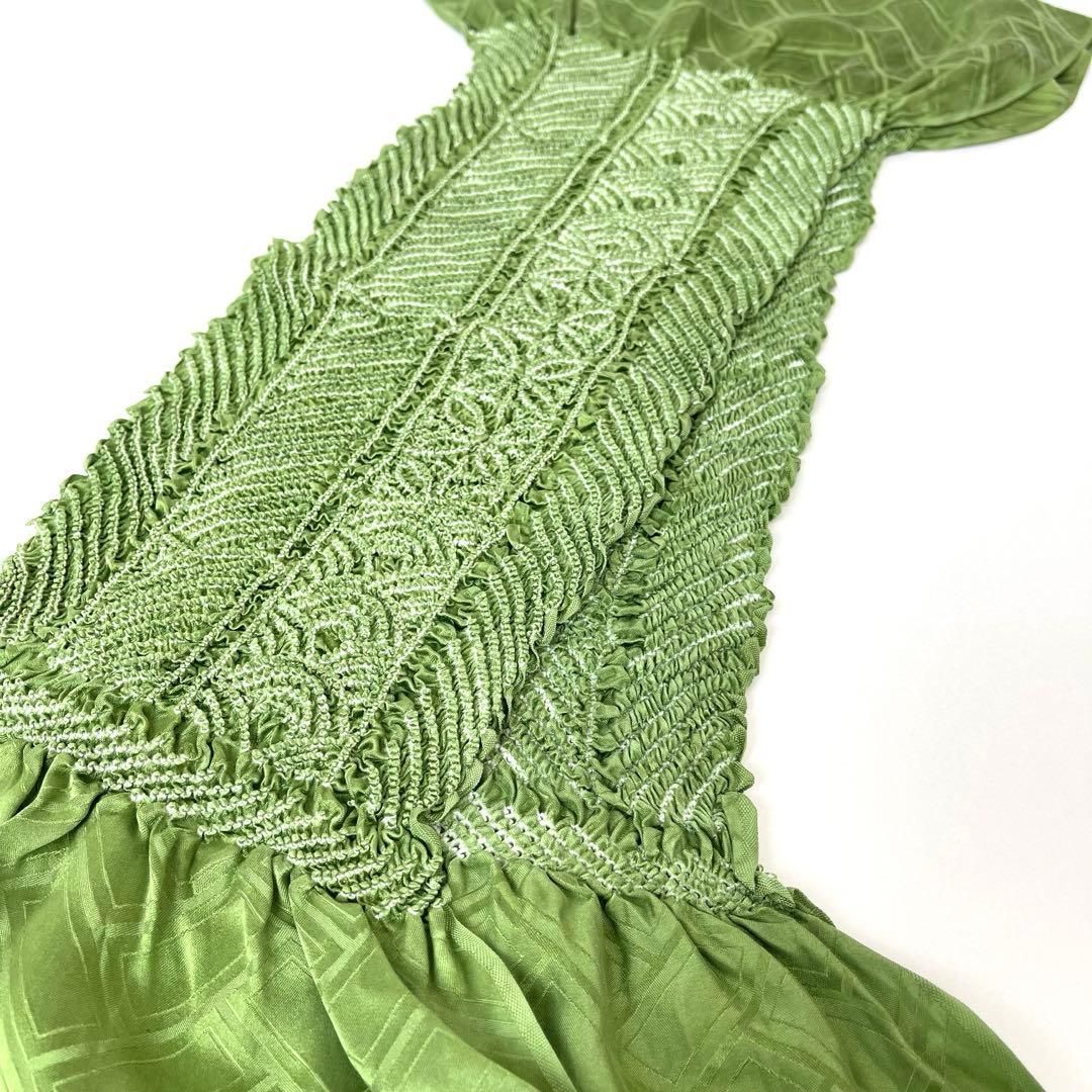  着物と帯 時流 O 251012 t 振袖用 総絞り帯揚げ-帯締めセット 正絹 帯揚げ 帯留め 帯飾り