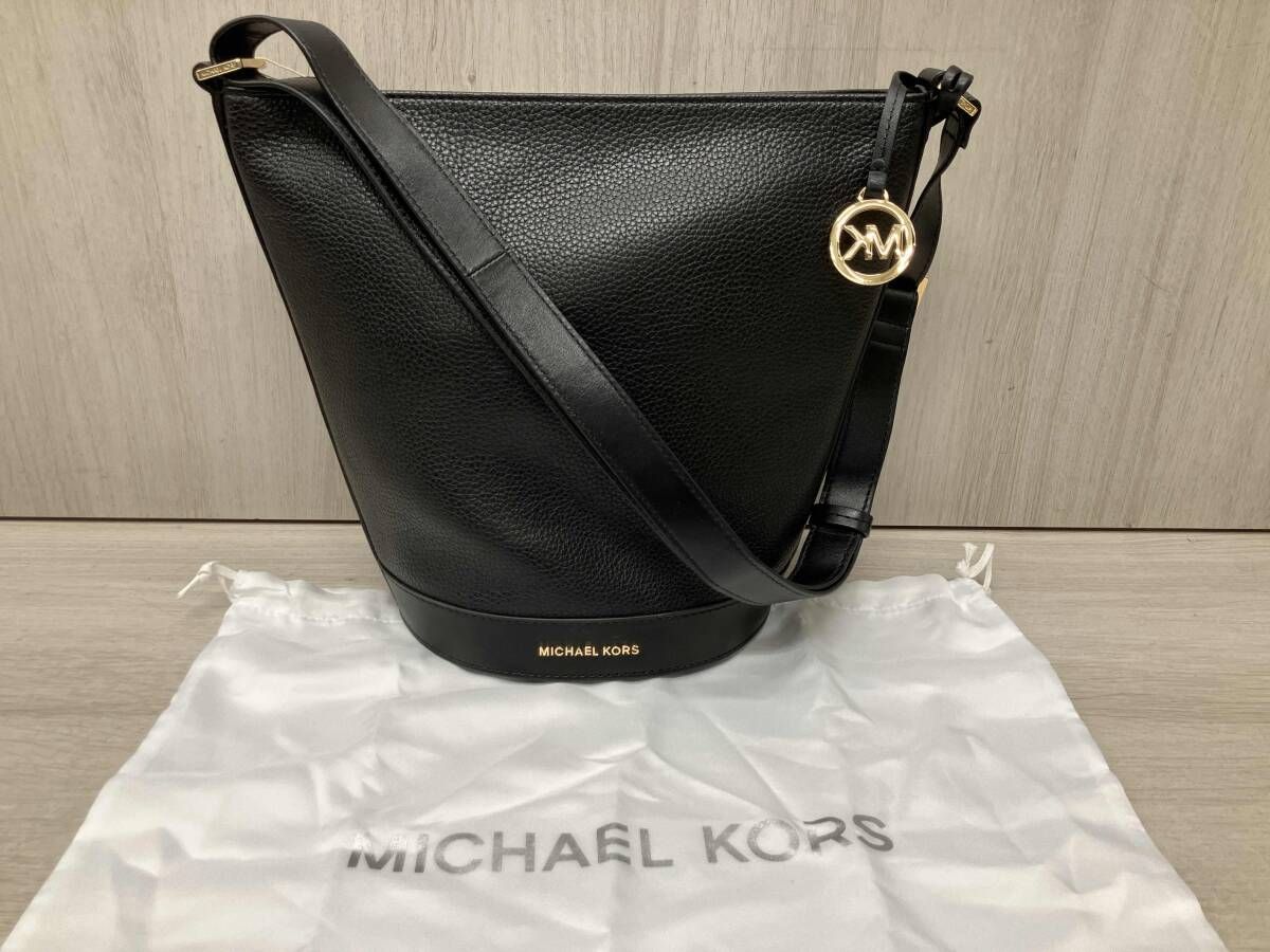MICHAEL KORS バケットクロスショルダー バッグ ブラック