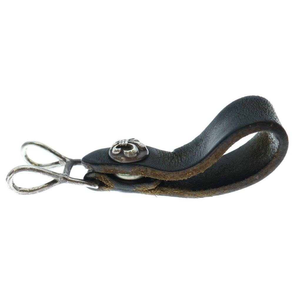CHROME HEARTS (クロムハーツ) BELT LOOP BSフレアボタンレザーベルト
