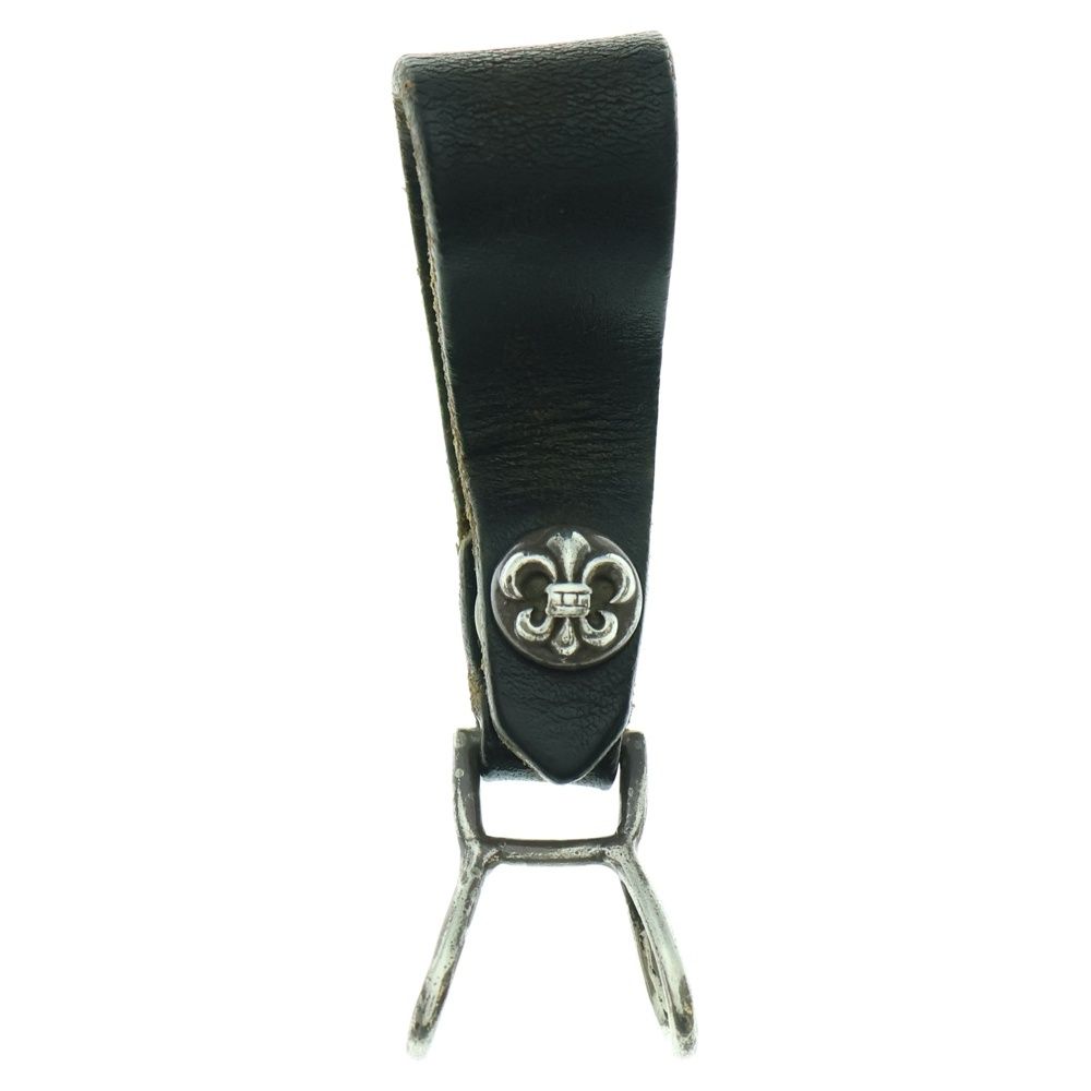 CHROME HEARTS (クロムハーツ) BELT LOOP BSフレアボタンレザーベルト