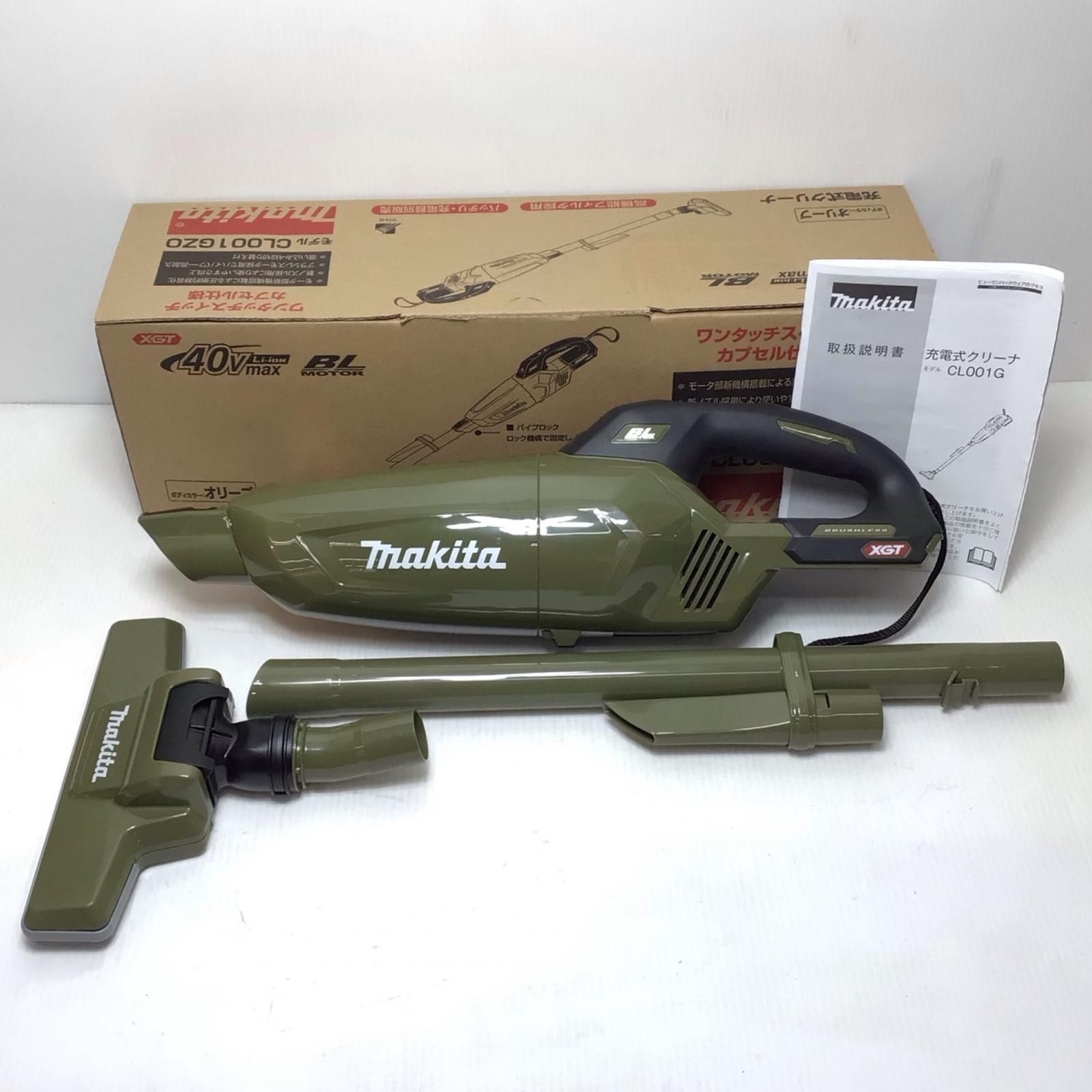 ΘΘMAKITA マキタ クリーナー 程度A ノズル ストレートパイプ サッシノズル 取説付 コードレス式 40 v オリーブ