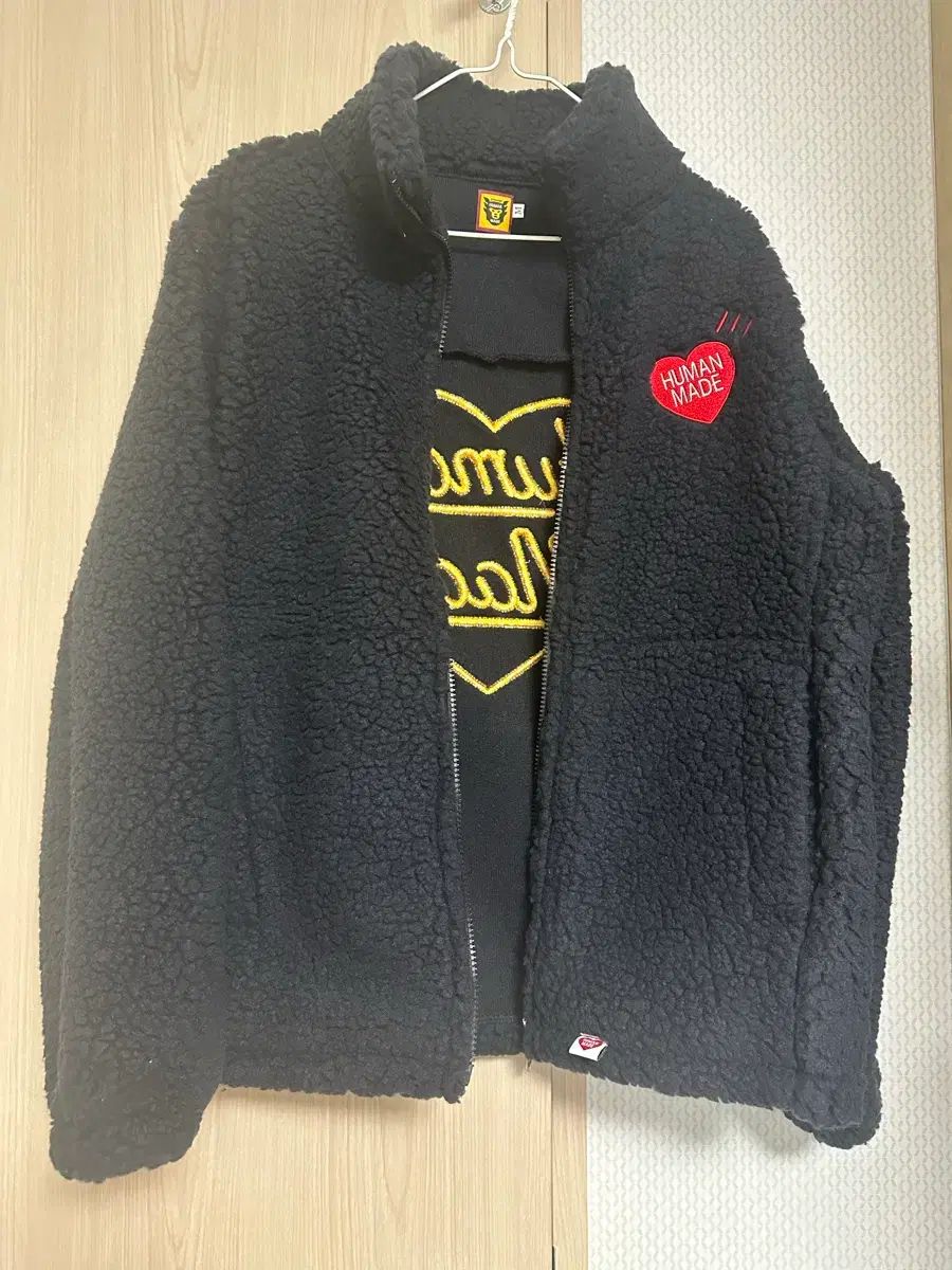 HUMAN MADE(ヒューマンメイド) ネイビー フリース ジャケット M - メルカリ