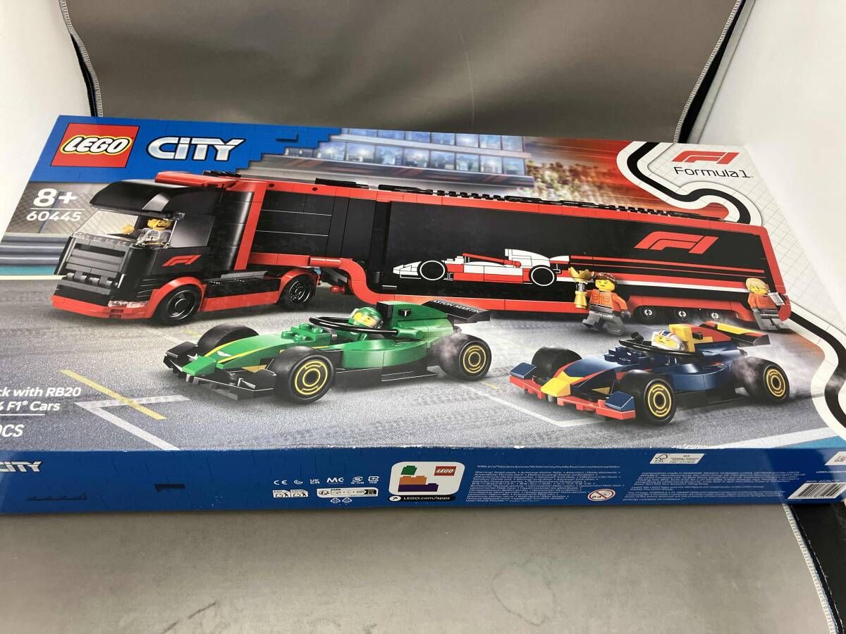 LEGO F 1 RB 20 AMR 24 レースカーとF 1トラック レゴ シティ 60445