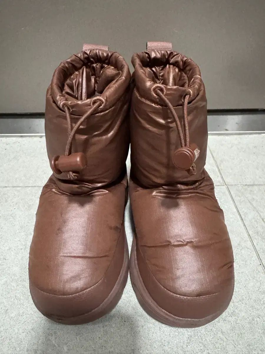 THE NORTH FACE ザノースフェイス キッズ ダウン ブーツ ブラウン