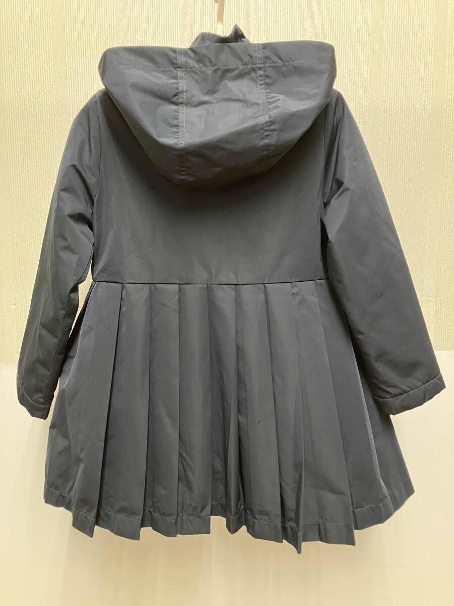 jacadi Paris ジャカディ プリーツ 中綿コート ネイビー サイズ6 A 116 cm
