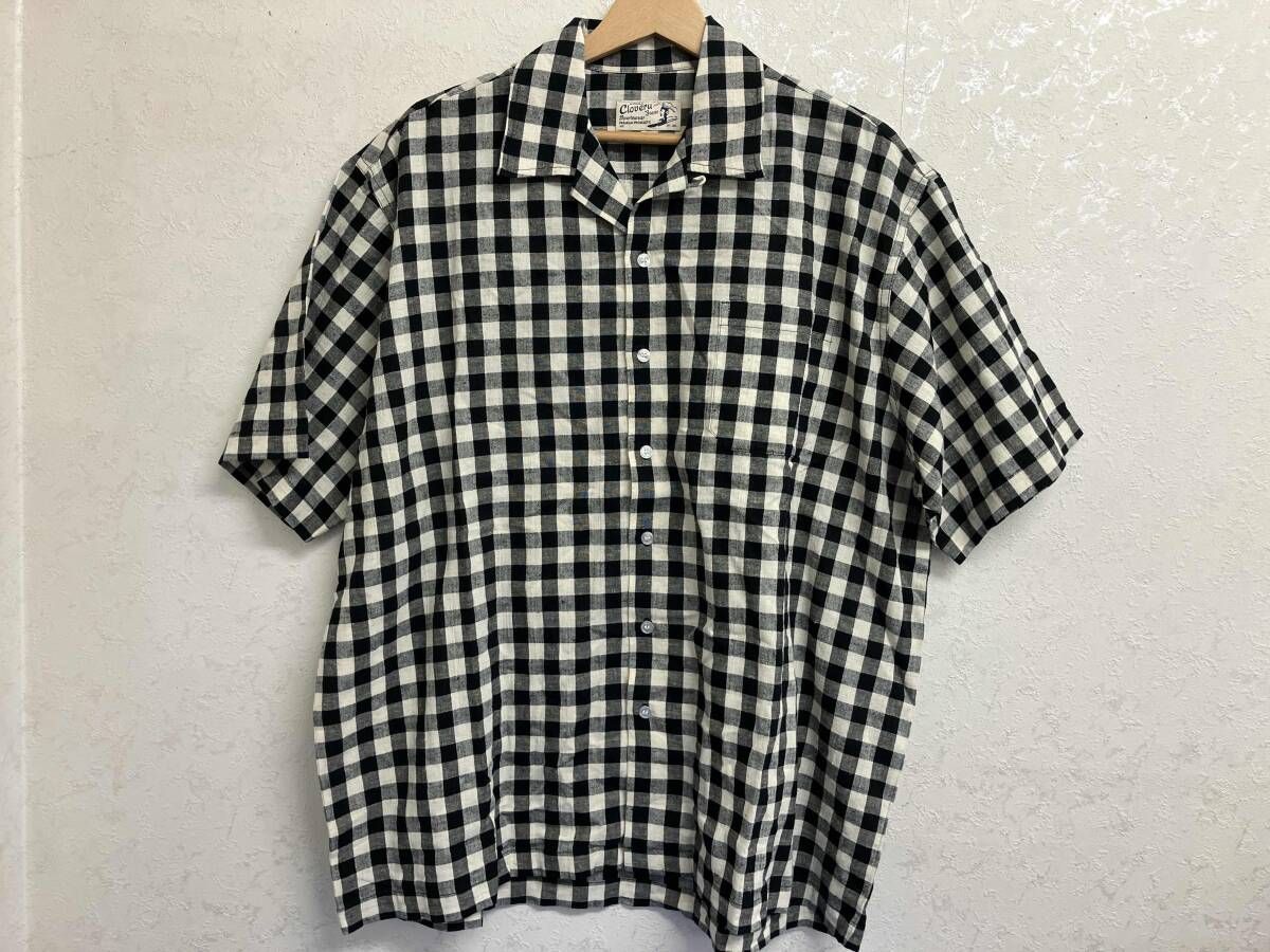 Cloveru 半袖シャツ チェック サイズM